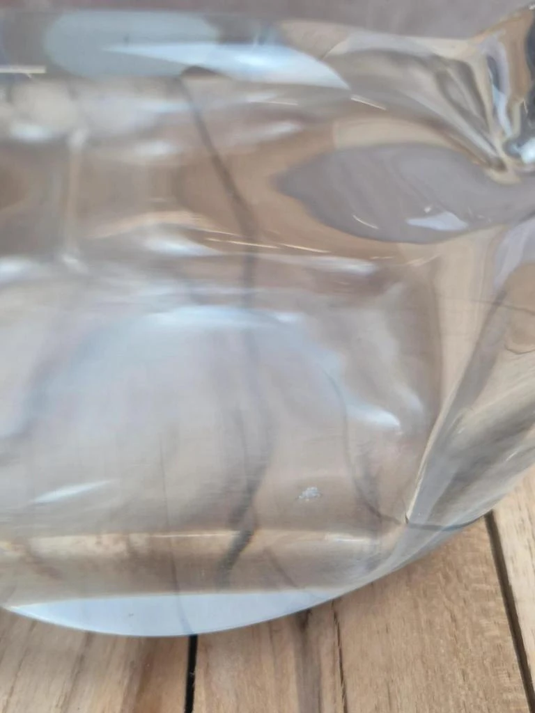 Massive Kosta signed crystal bowl - vintage Scandinavian design – photo 5